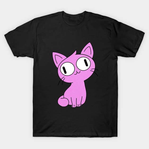 Pink cat T-Shirt by Nobby way